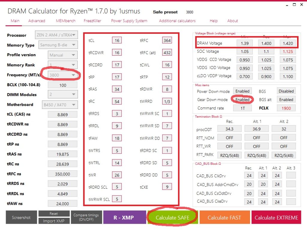 DRAM Calculator for Ryzen Overclocking