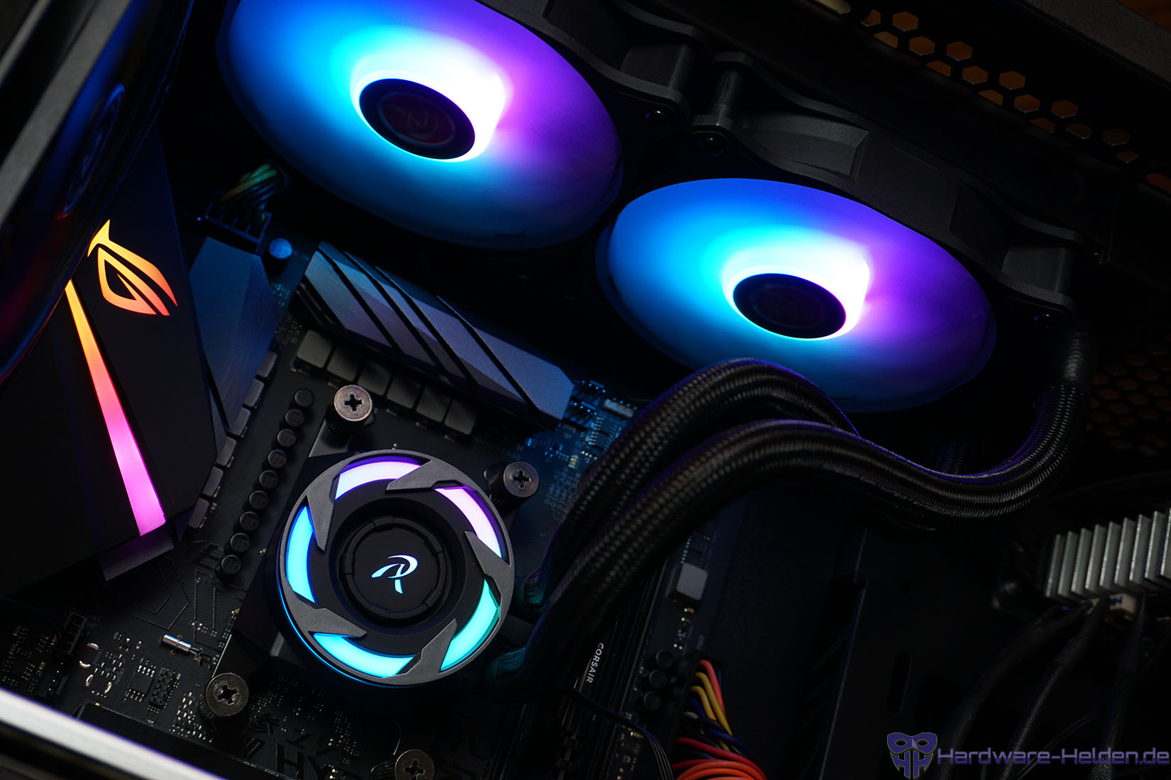 Raijintek Acheron 240 RBW Distro Plate – Piatto Di Distribuzione In Acrilico, D-RGB, Per Watercooling