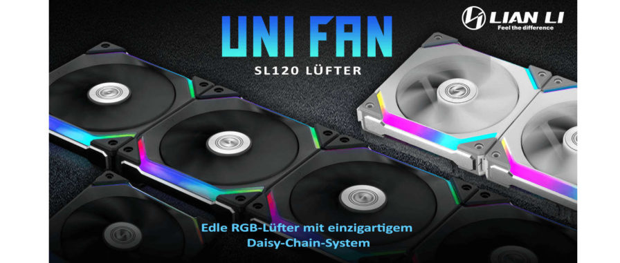 Lian Li UNI FAN: Fast kabellose RGB Lüfter mit Stecksystem ...