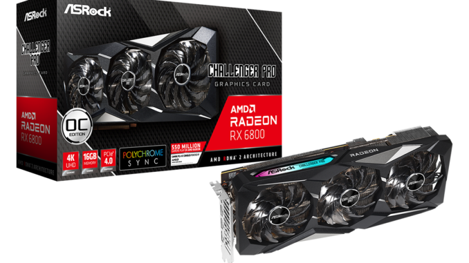 Radeon™ RX 6800 Challenger Pro 16G OC