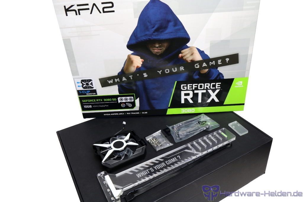 KFA2 GeForce RTX 3080 SG unboxing
