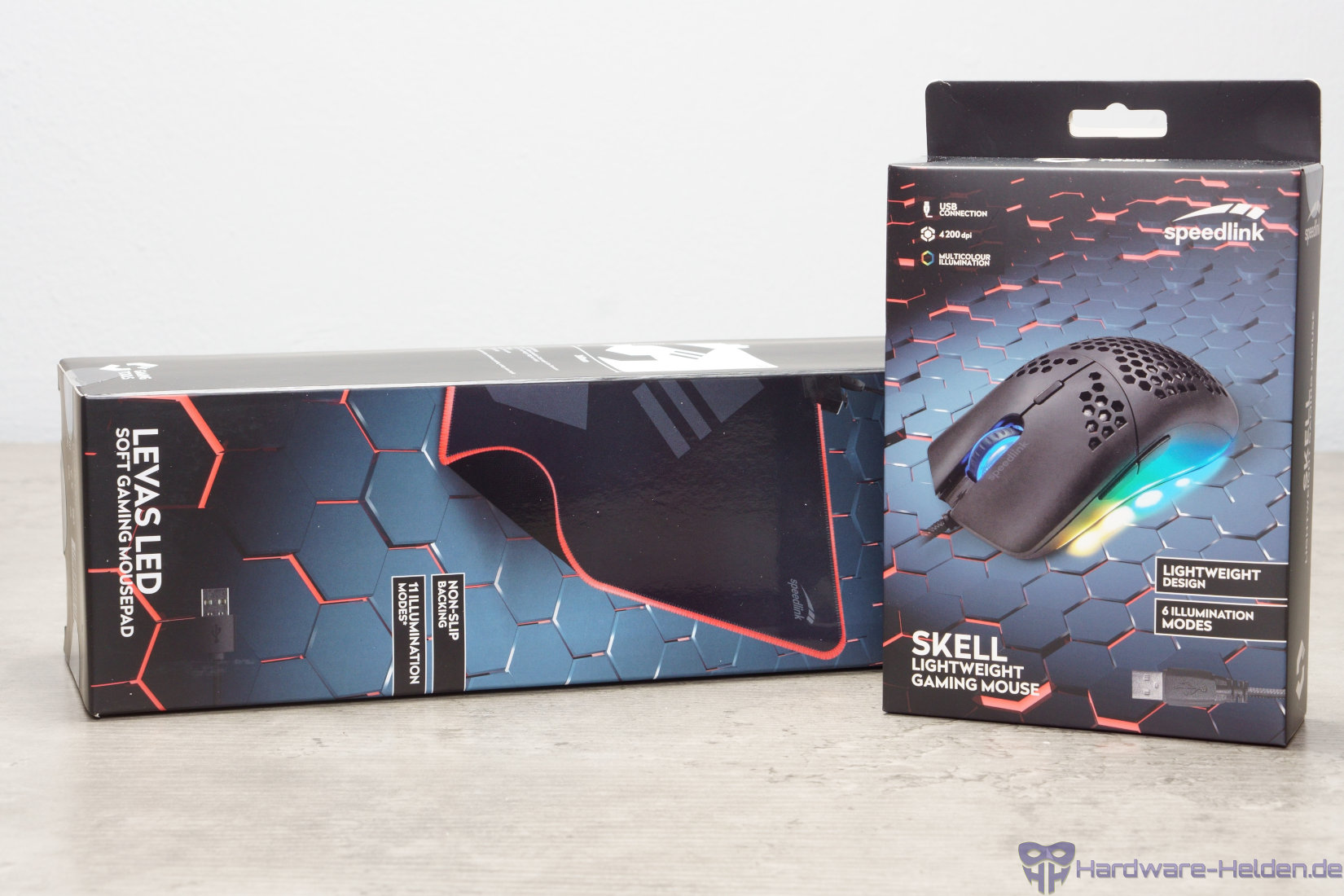 Speedlink Skell Maus und Levas LED Mauspad im Test - Hardware-Helden | PC-Mäuse