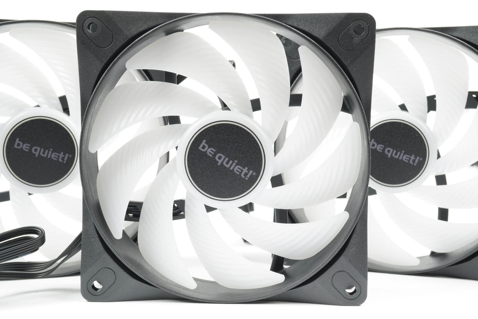 be quiet! Light Wings LX PWM Blanc - 120 mm (Pack de 3) - Ventilateur boitier - Top Achat